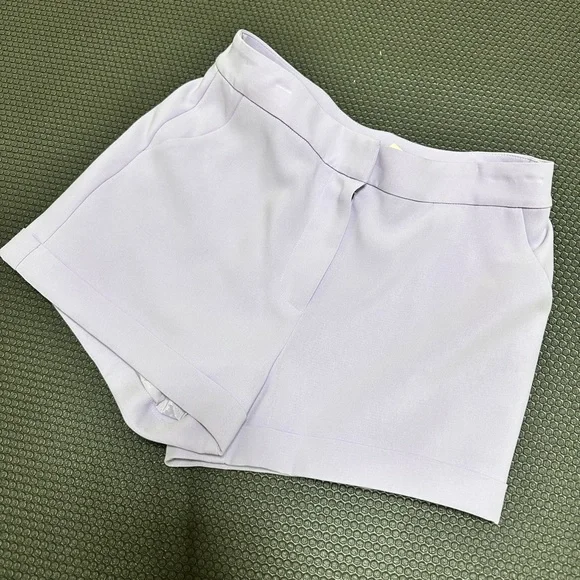Cinq a Sept Crepe Elaine Short in Lilac Wine